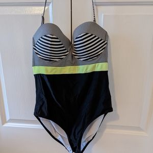 Woman's one piece swim suit